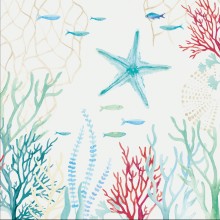 Салфетки 20бр Under The Sea